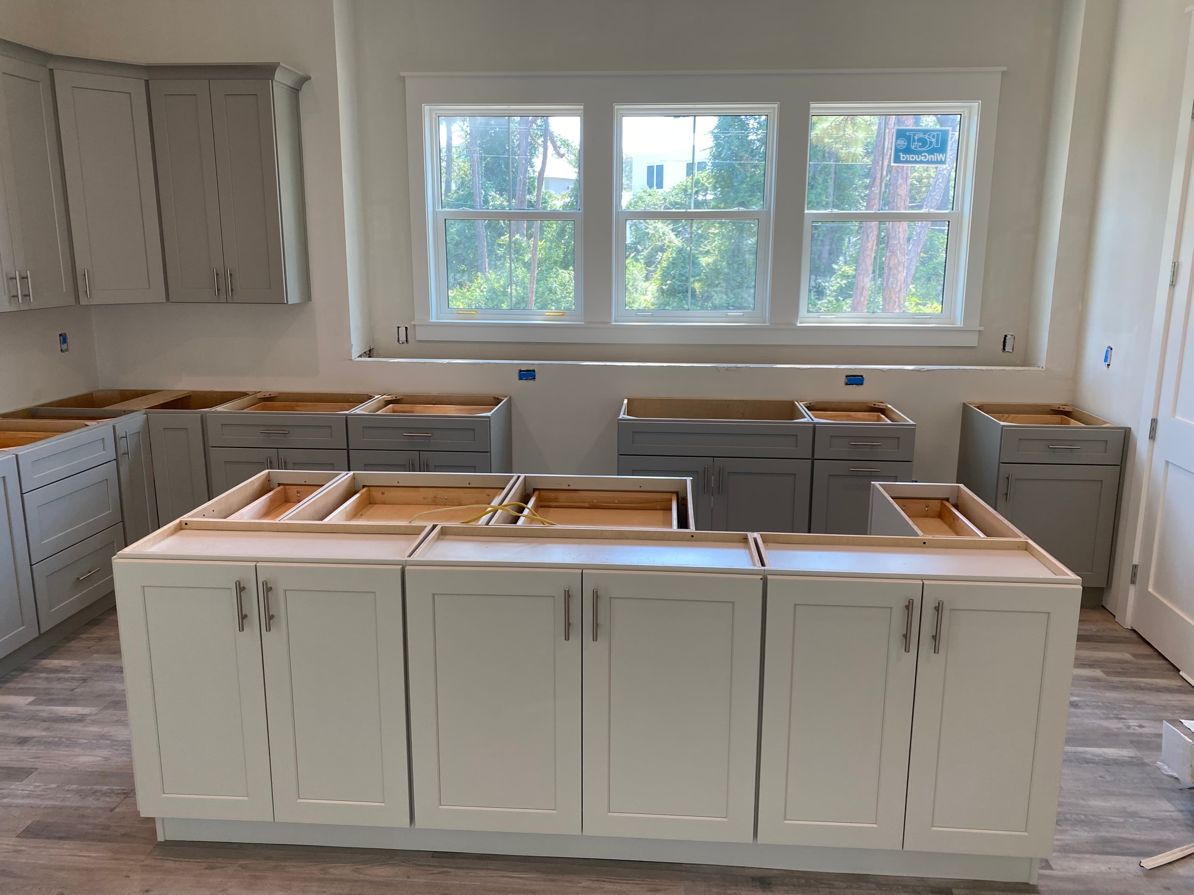 Cabinet installation process