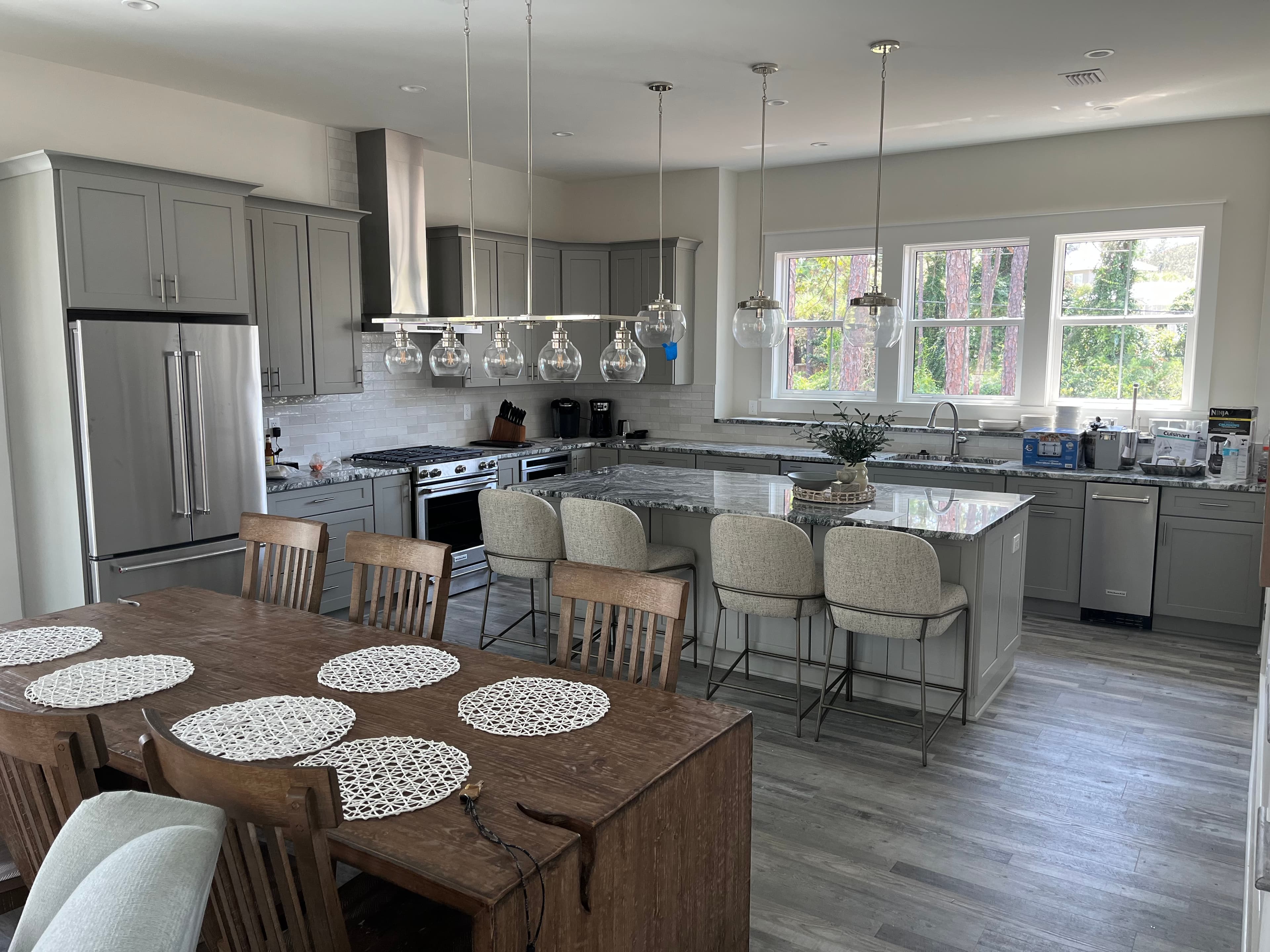 Completed Gray Kitchen